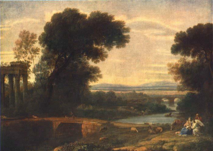 Claude Lorrain Landscape with the Rest on the Flight into Egypt